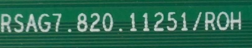 KIT DE TARJETAS PARA TV HISENSE / NUMERO DE PARTE MAIN FUENTE 293992 / RSAG7.820.10808/ROH / 293991 / 50A53FUR / NUMERO DE PARTE T-CON 293124 / RSAG7.820.11251/ROH / PANEL HD500Y1U61-T0L6\S0\GM\ROH / DISPLAY PT500GT02-7 VER1.0 / MODELO 50R7G5 50A53FUR - Imagen 5
